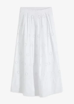 Jupe longue en coton