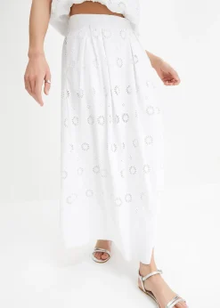 Jupe longue en coton