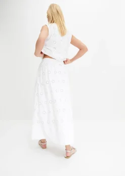 Jupe longue en coton