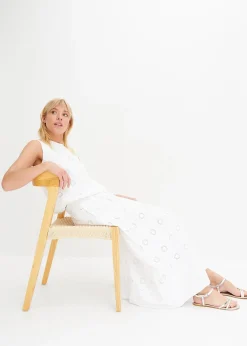 Jupe longue en coton