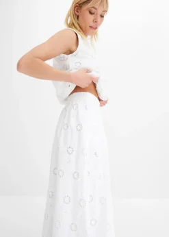 Jupe longue en coton