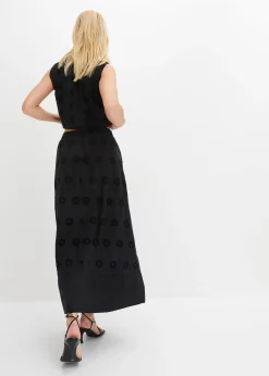 Jupe longue en coton