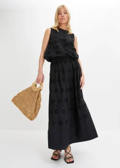 Jupe longue en coton