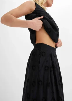 Jupe longue en coton