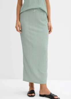Jupe longue en crêpe léger