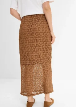 Jupe longue en dentelle