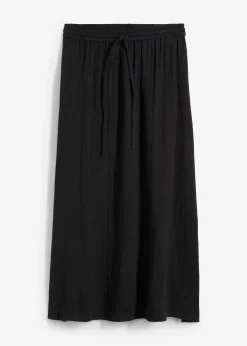 Jupe longue en gaze de coton