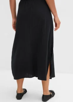 Jupe longue en gaze de coton