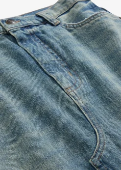 Jupe longue en jean, taille mi-haute