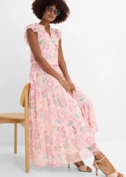 Jupe longue en mesh doux