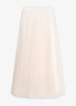 Jupe longue en tulle délicat