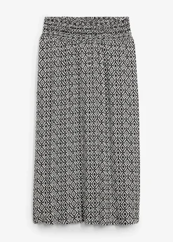 Jupe longue en viscose effet f