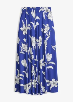 Jupe longue en viscose fluide