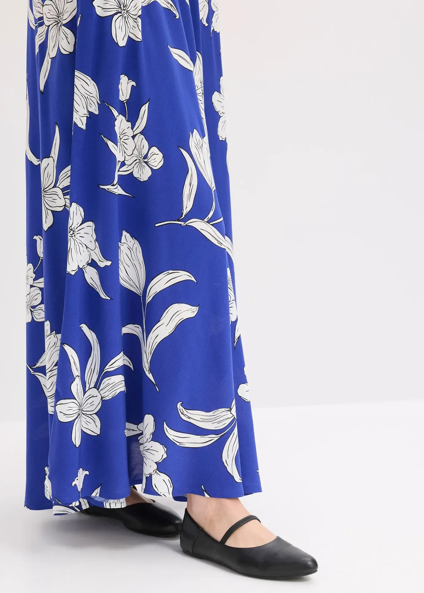 Jupe longue en viscose fluide