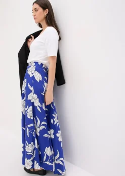 Jupe longue en viscose fluide