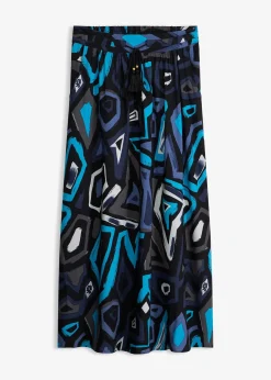 Jupe longue en viscose fluide