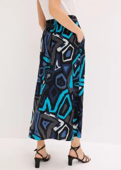 Jupe longue en viscose fluide