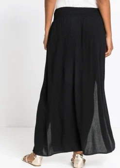 Jupe longue en viscose fluide