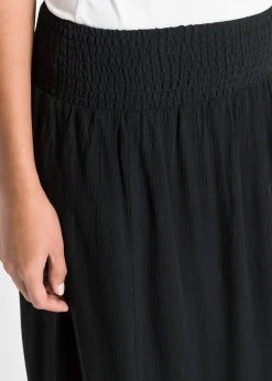 Jupe longue en viscose fluide