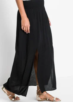 Jupe longue en viscose fluide