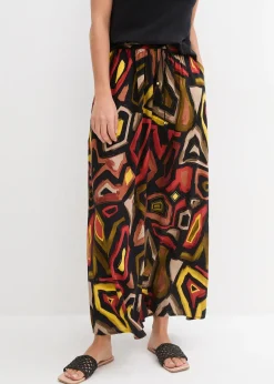 Jupe longue en viscose fluide