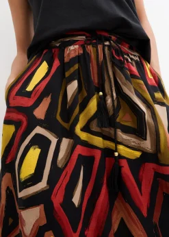 Jupe longue en viscose fluide