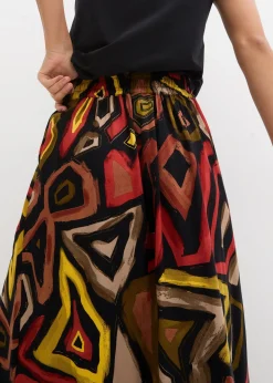 Jupe longue en viscose fluide