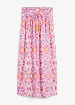 Jupe longue en viscose fluide