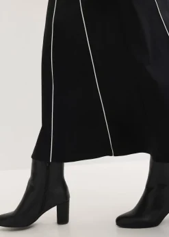 Jupe longue et extensible en bengaline