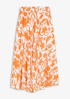 Jupe longue et fluide en viscose