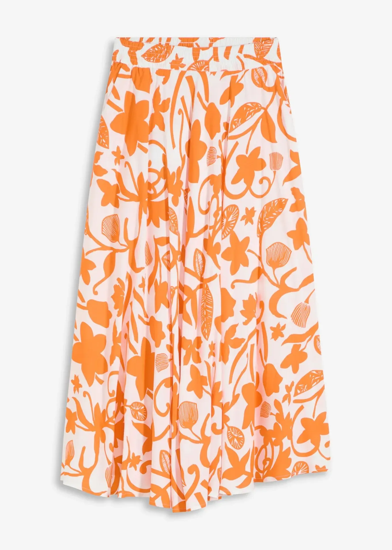 Jupe longue et fluide en viscose