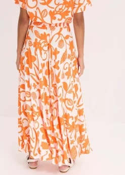 Jupe longue et fluide en viscose