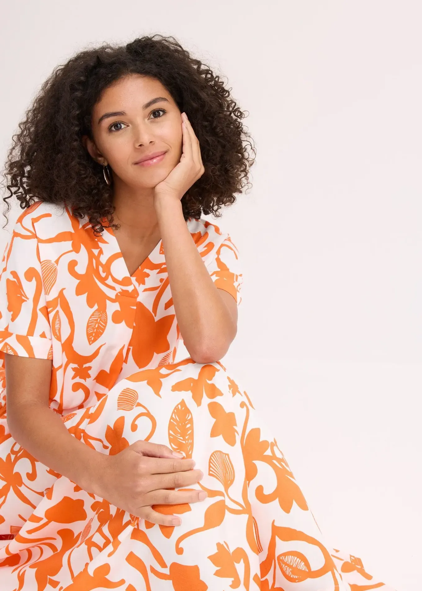 Jupe longue et fluide en viscose