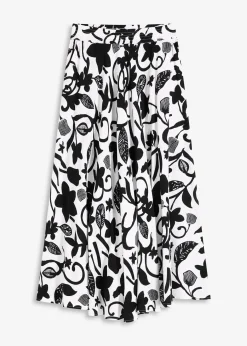 Jupe longue et fluide en viscose