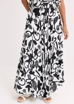 Jupe longue et fluide en viscose