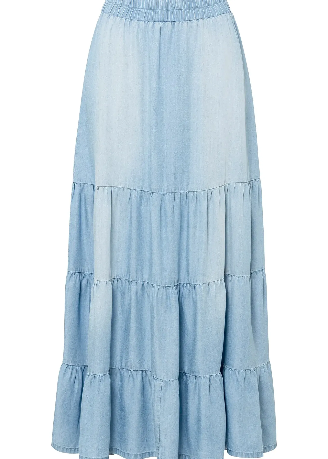 Jupe longue étagée