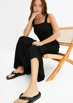 Jupe longue étagée en viscose texturée