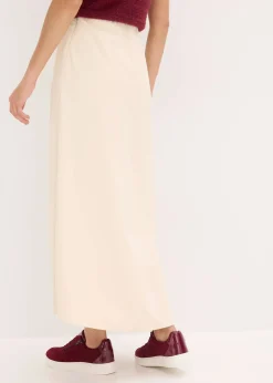 Jupe longue texturée