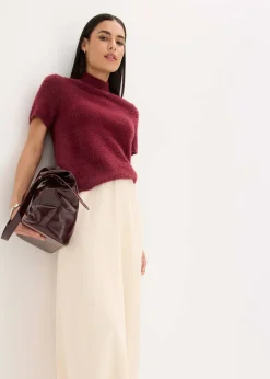 Jupe longue texturée