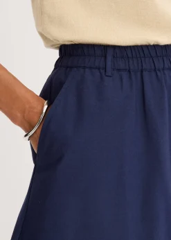 Jupe midi 100% coton