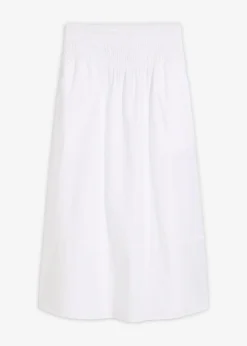 Jupe midi 100% coton