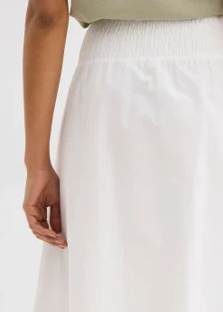 Jupe midi 100% coton