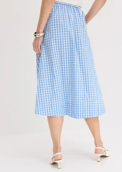 Jupe midi 100% coton