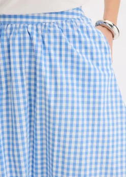 Jupe midi 100% coton