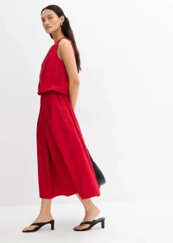 Jupe midi 100% coton