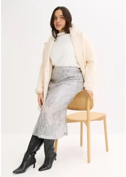 Jupe midi à sequins