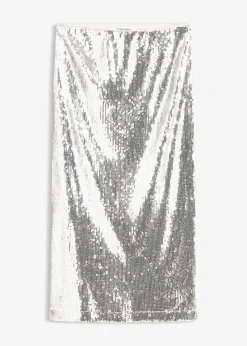 Jupe midi à sequins