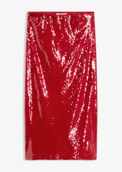 Jupe midi à sequins
