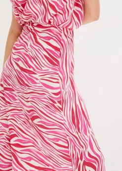 Jupe midi à taille élastiquée