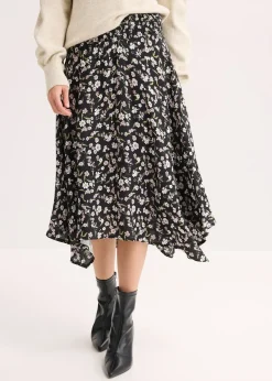 Jupe midi 100% viscose